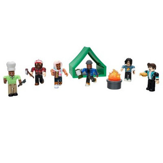 Open Box Action Collection - Welcome to Bloxburg: Camping Crew Feature Playset