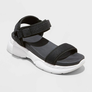 New - Women's Michelle Hiking Sandals - All in Motion Black 7
