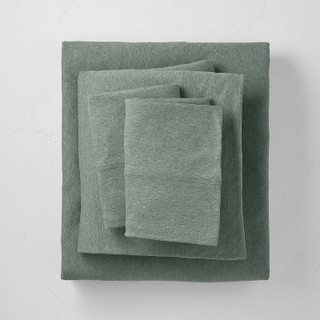 New - Full Lycocell Jersey Solid Sheet Set Sage Green - Casaluna