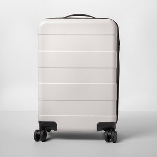 New - Hardside 22.5" Carry On Spinner Suitcase Tan - Made By Design