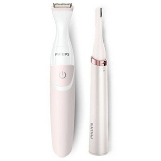 New - Philips Women's Rechargeable Electric Trimmer Bundle Kit - BRT387/90