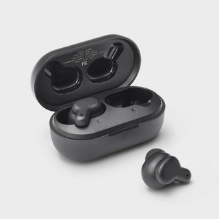 Open Box Active Noise Canceling True Wireless Bluetooth Earbuds - heyday Black