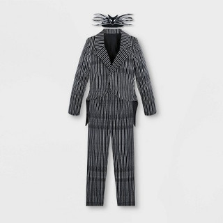New - Boys' The Nightmare Before Christmas Jack Skellington Role Play Costume - 11-12 - Disney Store