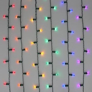 Open Box Philips 480ct LED App Controlled Christmas String Lights Multicolor Green Wire
