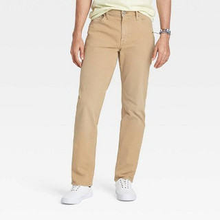 New - Men's Athletic Fit Jeans - Goodfellow & Co Khaki 38x32