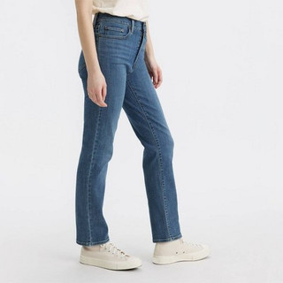 New - Levi's Women's 724 High-Rise Straight Jeans - Way Way Back 30
