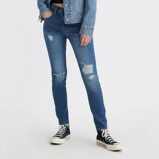 New - Levi's Women's 721 High-Rise Skinny Jeans - Straight Through 32