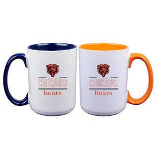 New - NFL Chicago Bears 16oz Home & Away Mug Set - 2pk