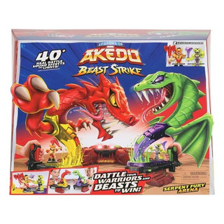 Open Box Legends of Akedo Beast Strike Serpent Fury Arena Playset