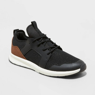 New - Men's Shaun Hybrid Dress Sneakers - Goodfellow & Co - Black 7