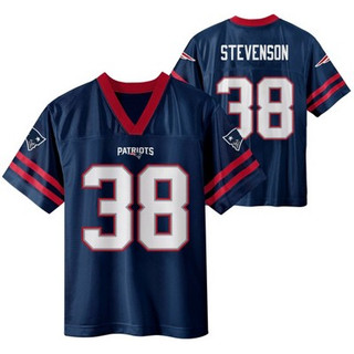 New - NFL New England Patriots Boys' Short Sleeve Stevenson Jersey - XS