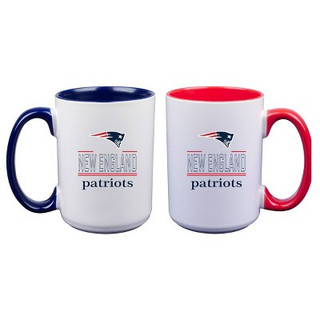 Open Box NFL New England Patriots 16oz Home & Away Mug Set - 2pk