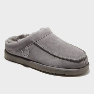 dluxe by dearfoams Men's Lith Slide Slippers - Gray 9