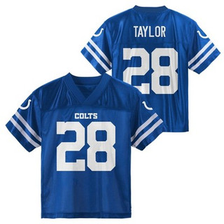 New - NFL Indianapolis Colts Toddler Boys' Short Sleeve Taylor Jersey - 2T