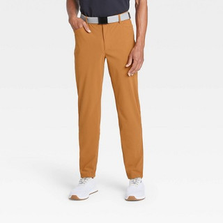 New - Men's Big & Tall Golf Pants - All in Motion Butterscotch 40x32