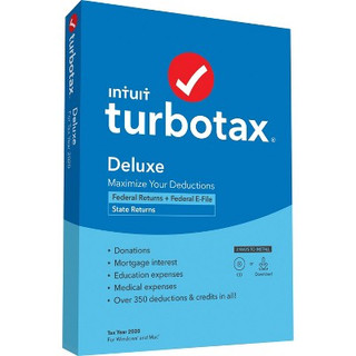 New - TurboTax Deluxe State 2020 - Physical Disc