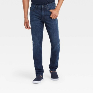 New - Men's Slim Fit Jeans - Goodfellow & Co Dark Blue 32x30