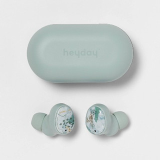 Open Box Active Noise Canceling True Wireless Bluetooth Earbuds - heyday Powder Blue