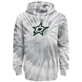 New - NHL Dallas Stars Boys' Tie-Dye Logo Hooded Sweatshirt - XL