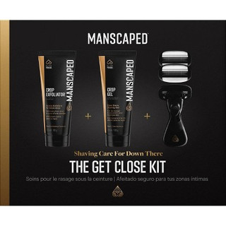 Open Box Manscaped The Get Close Men's Razor Package