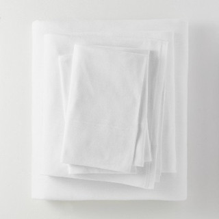 New - Full Jersey Solid Sheet Set White - Casaluna