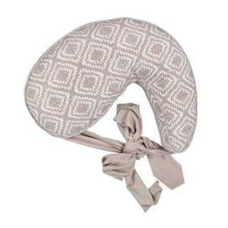 New - Boppy Anywhere Nursing Pillow - Latte Rattan