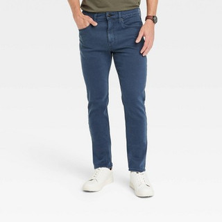 Men's Slim Fit Jeans - Goodfellow & Co Medium Blue 40x30