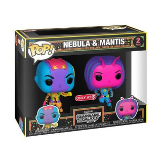 Funko POP! Guardians of The Galaxy: Volume 3 - Nebula & Mantis 2pk (Blacklight)