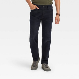 Men's Slim Straight Fit Jeans - Goodfellow & Co Black Denim 30x30