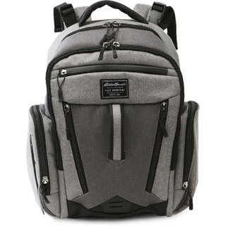 New - Eddie Bauer Traverse Places & Spaces Back Pack Diaper Bag - Gray