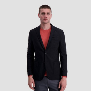 Haggar H26 Men's Slim Fit Blazer - Black M