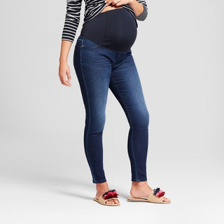 Over Belly Skinny Maternity Jeans - Isabel Maternity by Ingrid & Isabel Dark Wash 2