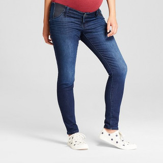 Under Belly Skinny Maternity Jeans - Isabel Maternity by Ingrid & Isabel Dark Wash 14