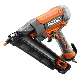 Like New -  RIDGID 15-Gauge 2-1/2 in. Angled Finish Nailer with CLEAN DRIVE Technology