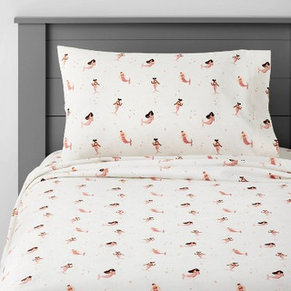 New - Full Mermaid Cotton Kids' Sheet Set - Pillowfort