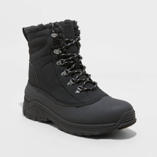 Men's Blaise Lace-Up Winter Boots - All in Motion Black 11