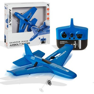 New - Sharper Image Airbolt Racer RC Airplane with 2.4 GHz Remote