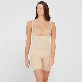 ASSETS by SPANX Women's Remarkable Results All-In-One Body Slimmer - Light Beige XL