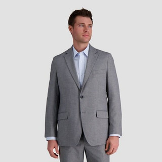 Haggar H26 Men's Tailored Fit Premium Stretch Suit Jacket - Gray 42
