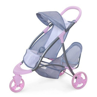 New - Perfectly Cute Double Stroller for Baby Dolls