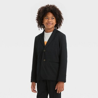 Boys' Knit Blazer - Cat & Jack Black 10