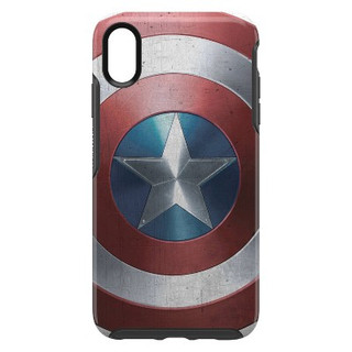 New - OtterBox Apple iPhone XS Max Marvel Symmetry Clear Case - Captain America
