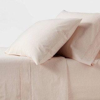 New - 250 Thread Count Organic Percale Sheet Set - Threshold