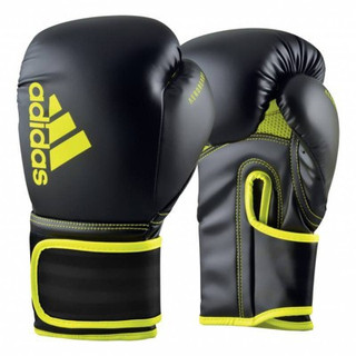New - Adidas Hybrid 80 Training Gloves 6oz - Black/Yellow