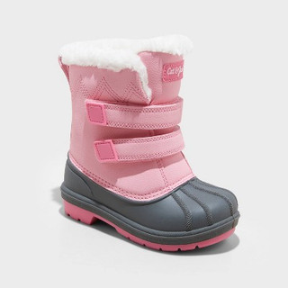 New - Toddler Girls' Denver Winter Boots - Cat & Jack Pink 7T