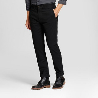 Men's Every Wear Slim Fit Chino Pants - Goodfellow & Co Black 28X30