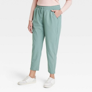 New - Women's Stretch Woven Taper Pants - All in Motion