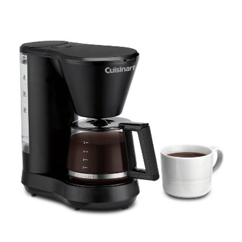 Open Box Cuisinart Compact 5 Cup Coffee Maker - Black - DCC-5500