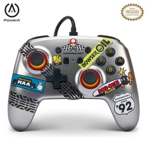 New - PowerA Enhanced Wired Controller for Nintendo Switch - Mario Kart