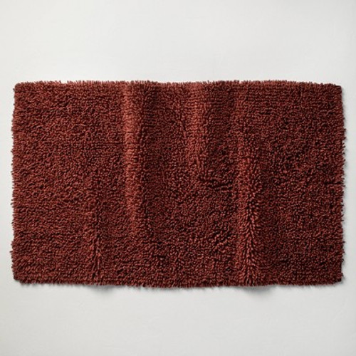 New - 24"x40" Mélange Looped Bath Rug Clay - Casaluna